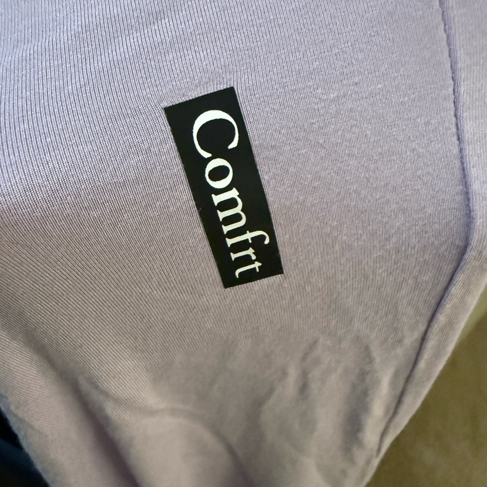 Comfrt Pastel Purple Full Zip Hoodie - Picture 10 of 11